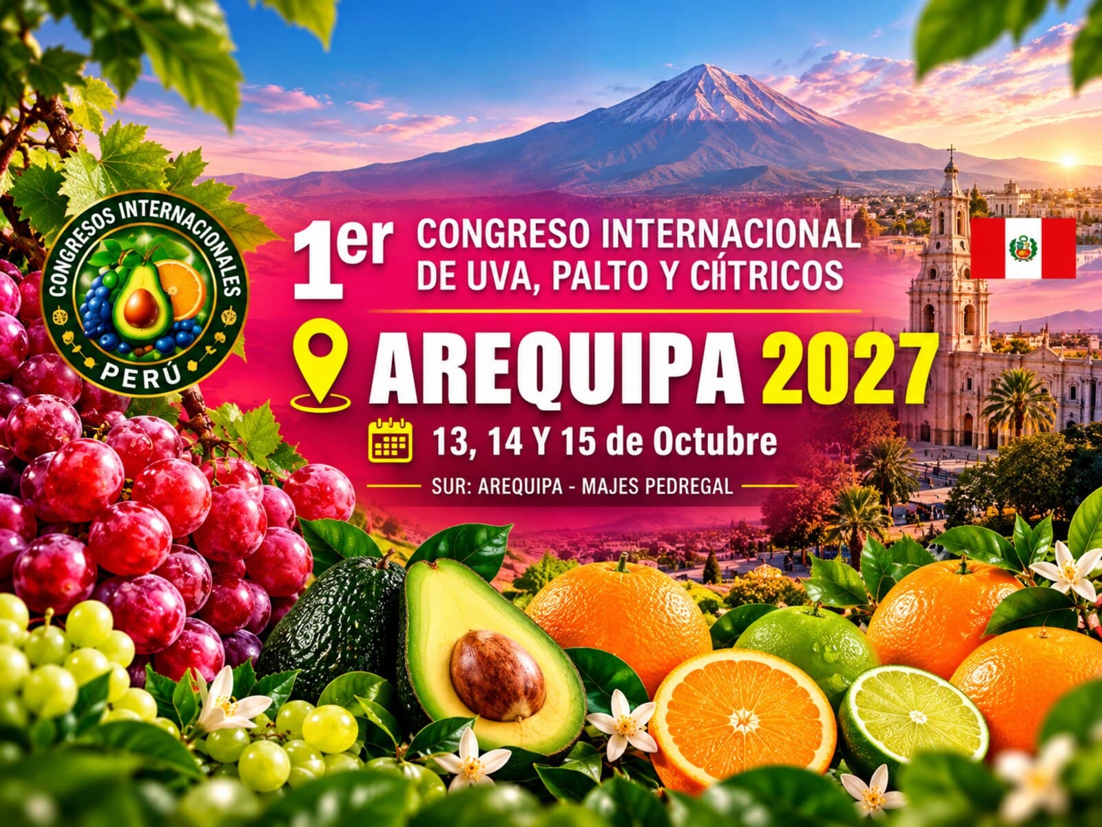 1er Congreso Internacional de Uva, Palto y Cítricos - Arequipa 2027